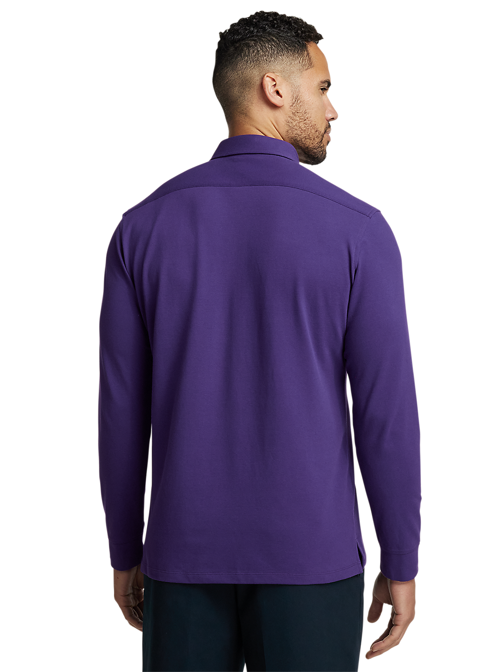 Alternate Image of Cotton/spandex Pique Three Button Polo-4