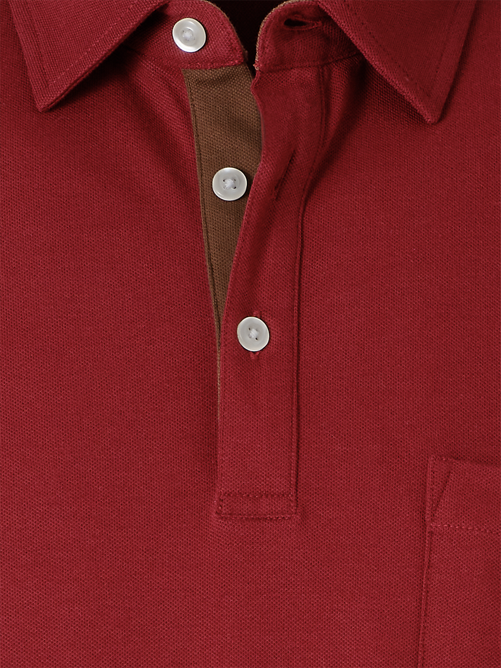 Alternate Image of Cotton/spandex Pique Three Button Polo-5