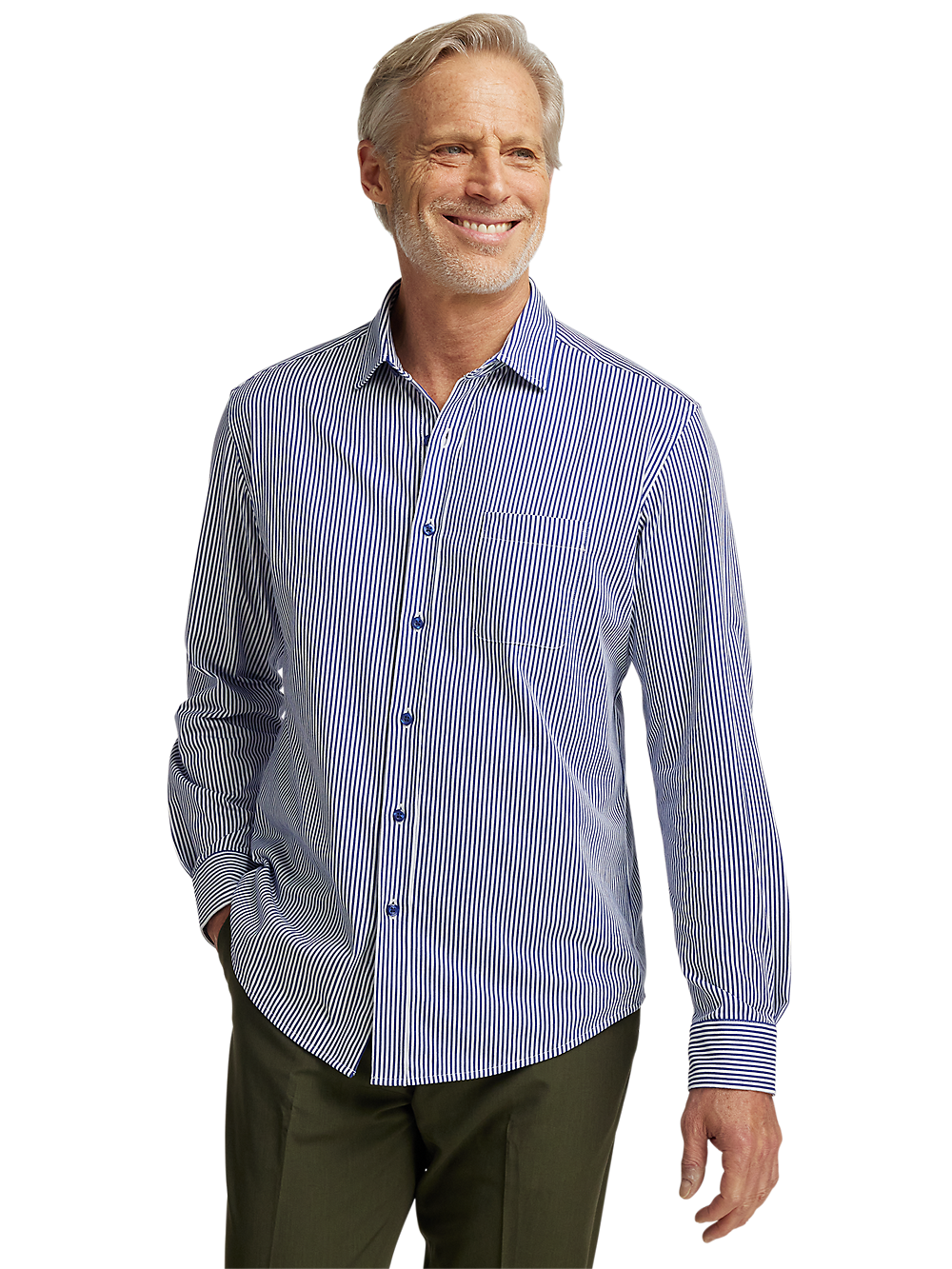 Alternate Image of Cotton Button Front Polo-1