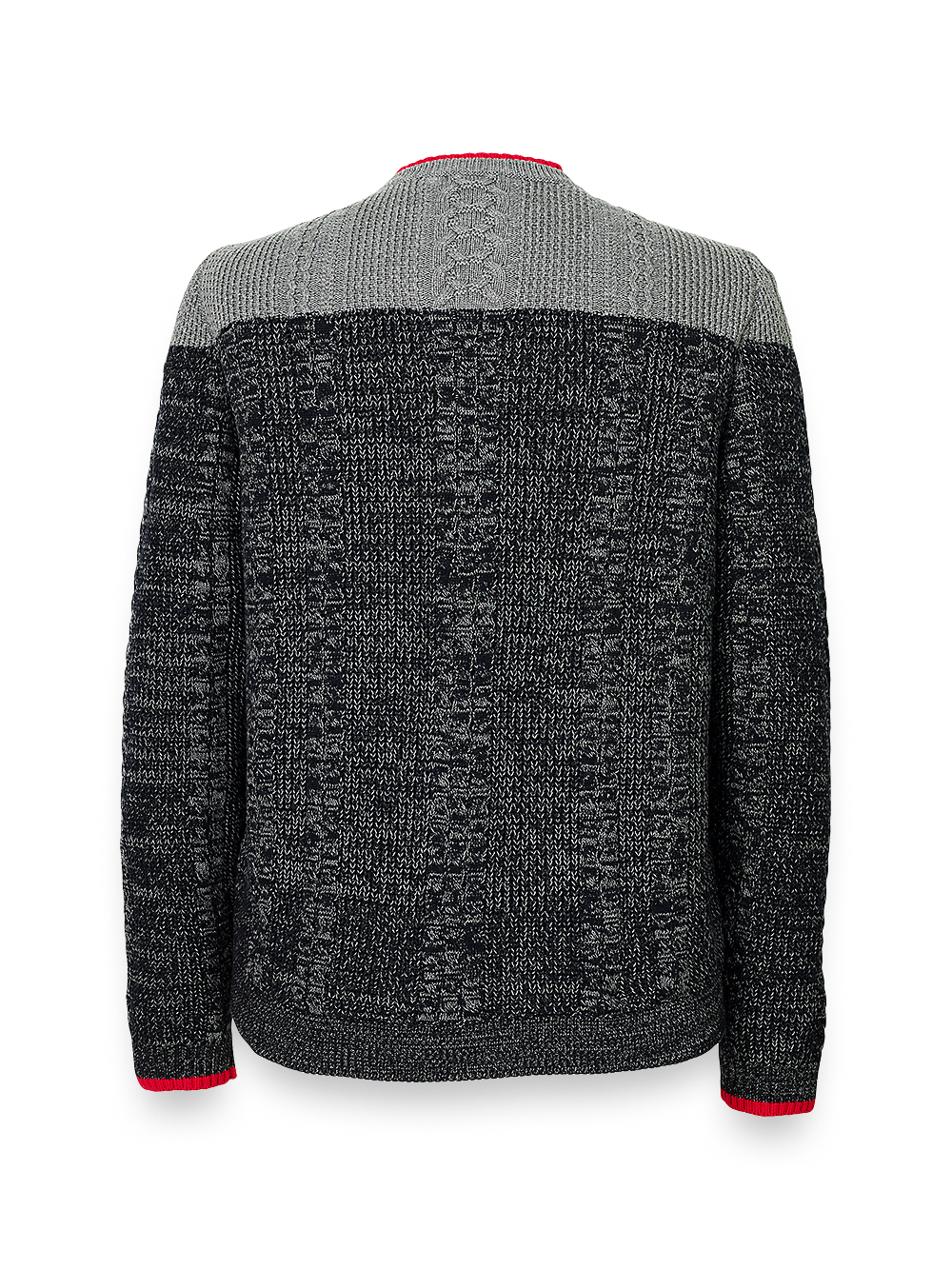 Alternate Image of Cotton Cable Crew Neck Sweater-1