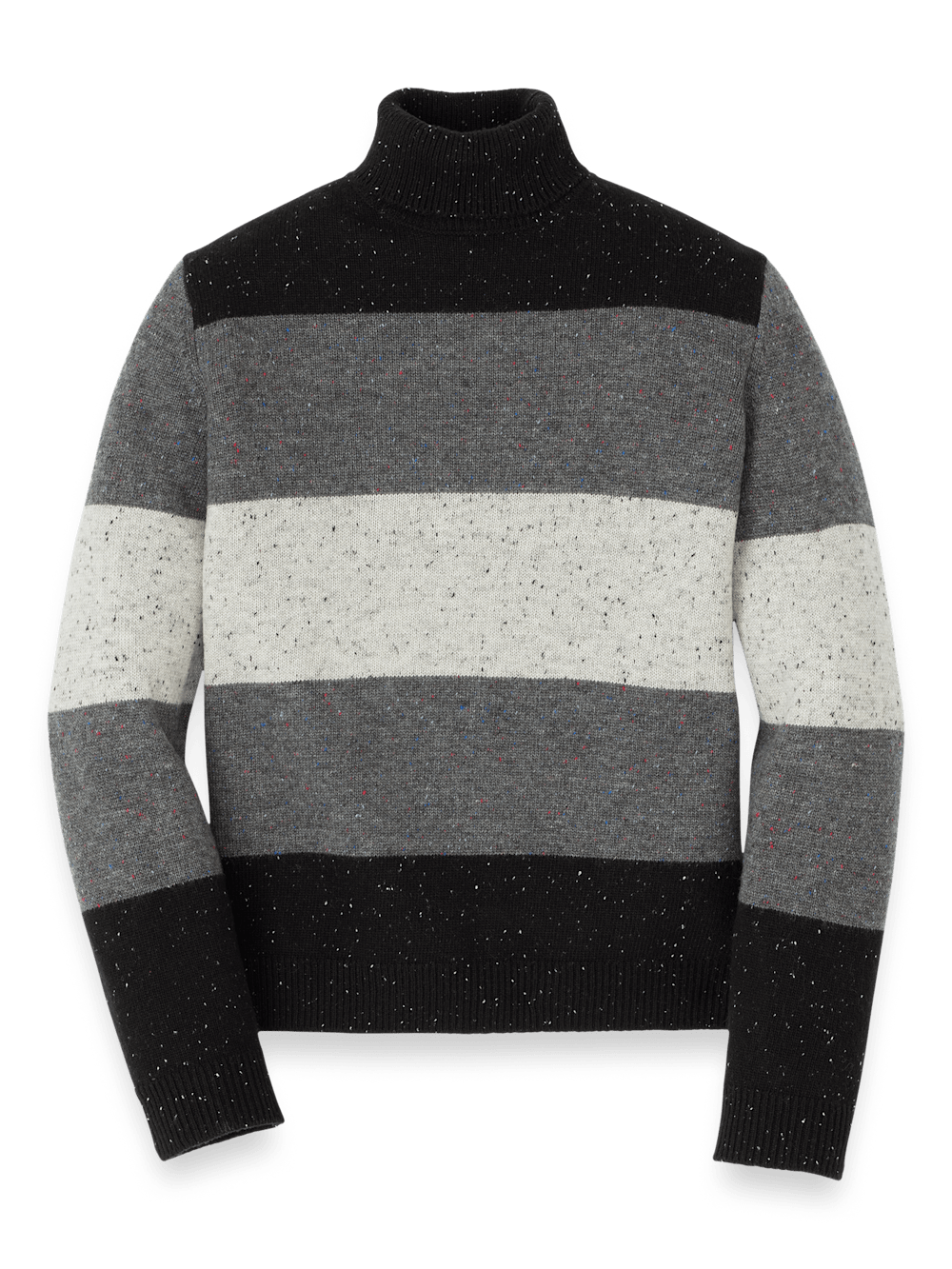 Product Image of Donegal Turtleneck Sweater-Black