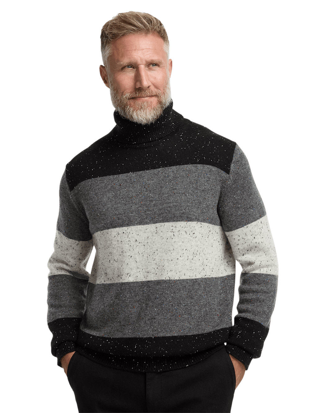 Alternate Image of Donegal Turtleneck Sweater-1