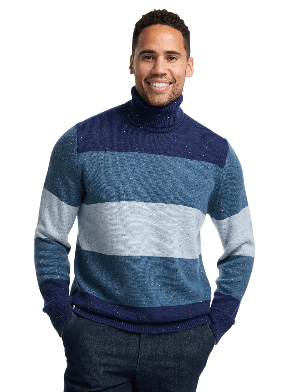 Alternate Image of Donegal Turtleneck Sweater-1