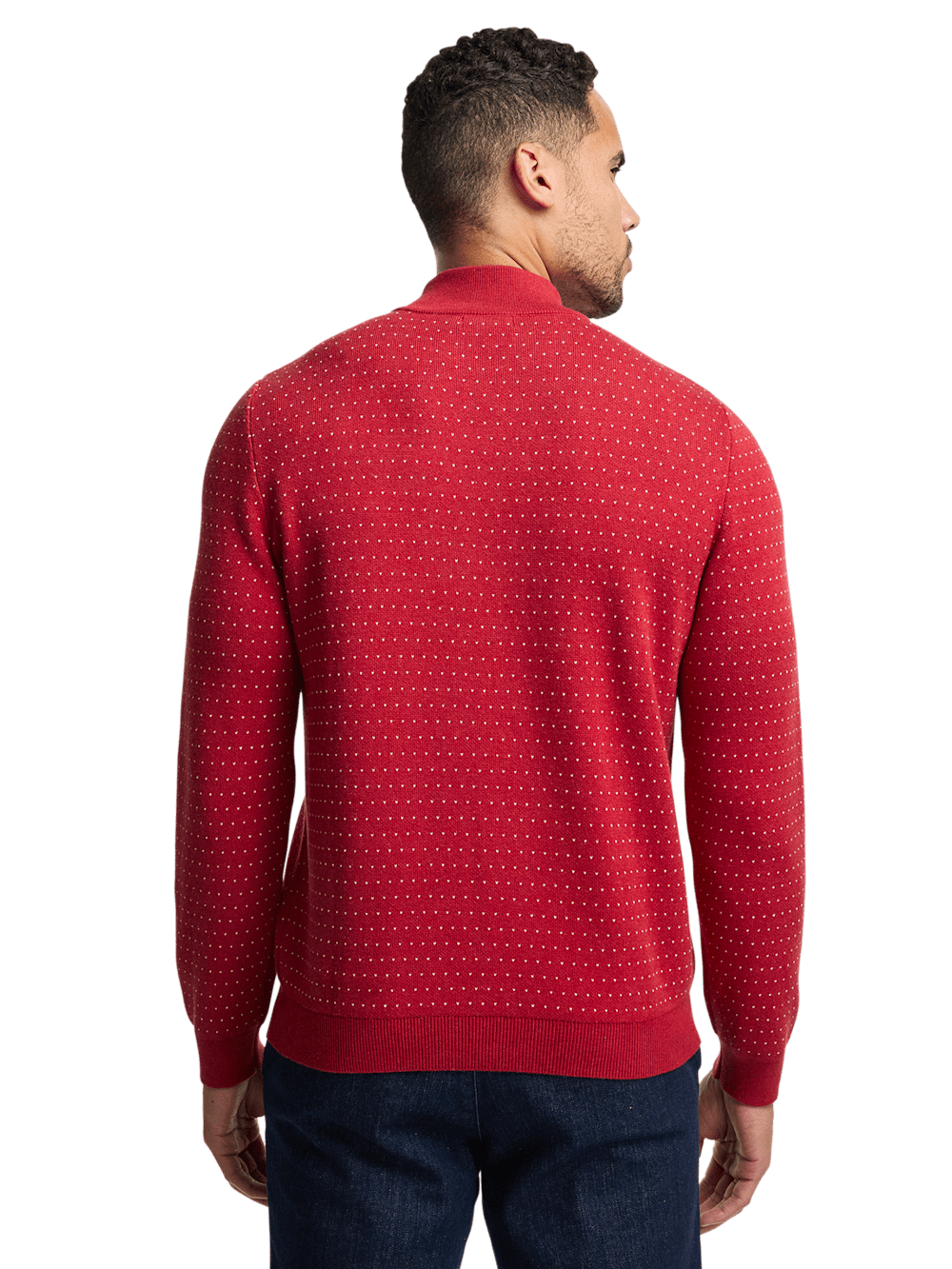 Alternate Image of Cotton Mock Neck Sweater-4