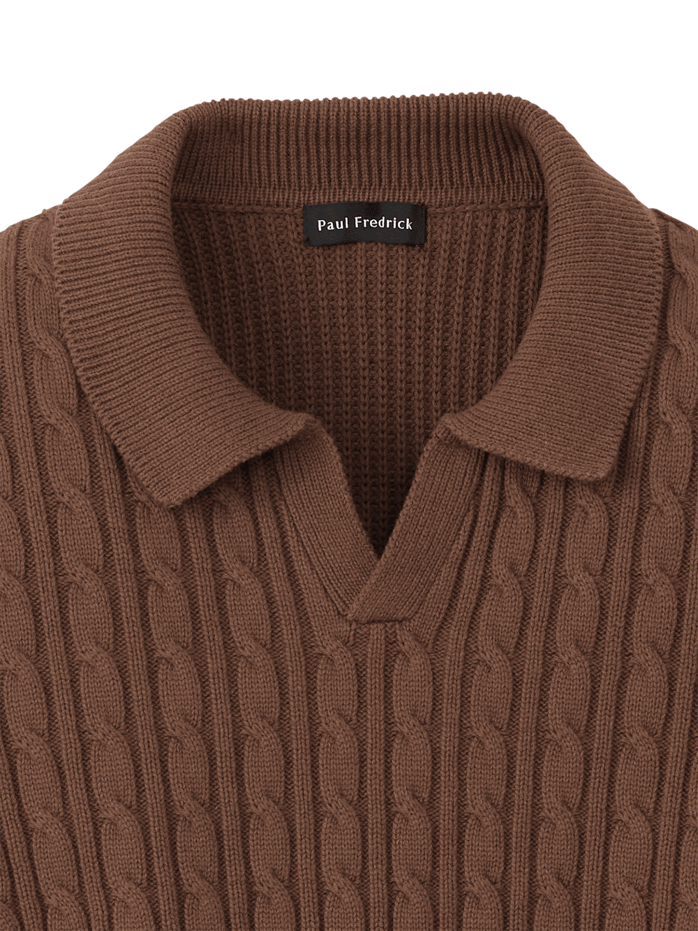 Alternate Image of Cotton Cable V-neck Polo-5