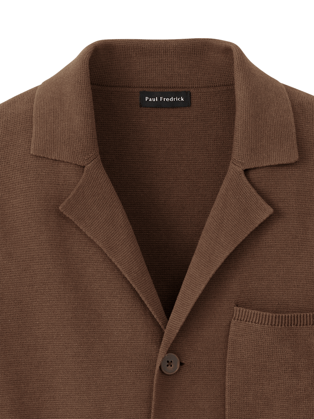 Alternate Image of Cotton Notch Lapel Cardigan Sweater-5