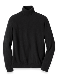 Cashmere Turtleneck Sweater - Black