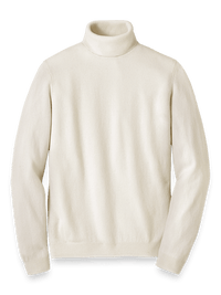 Cashmere Turtleneck Sweater - Ivory