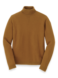 Cashmere Turtleneck Sweater - Brown