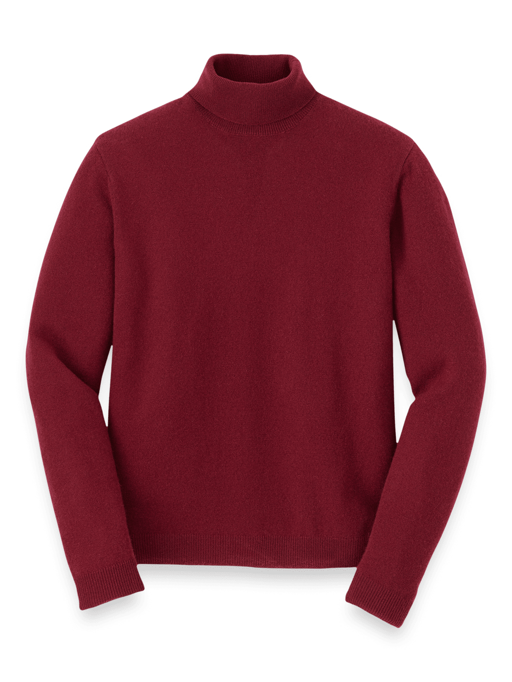 Product Image of Cashmere Turtleneck Sweater-Burgundy