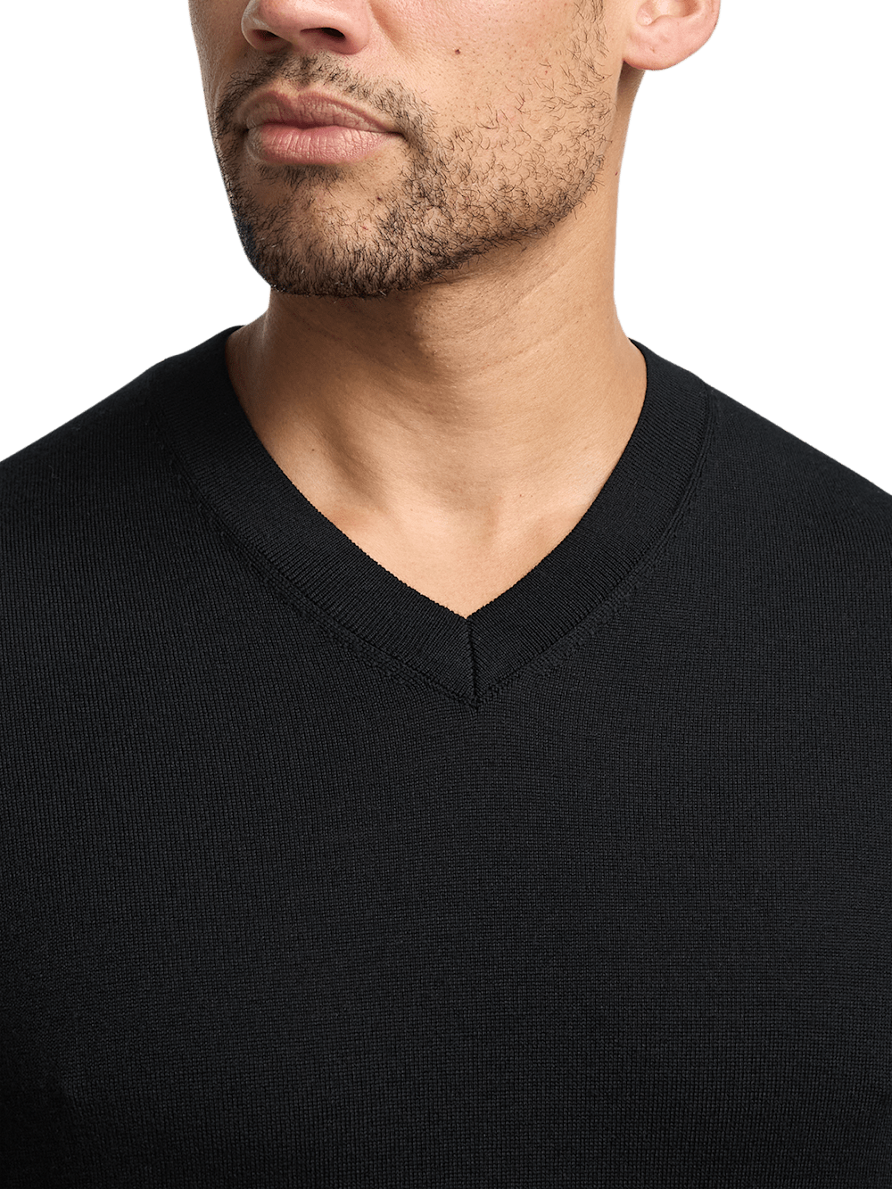 Alternate Image of Merino Wool V-neck Sweater-2