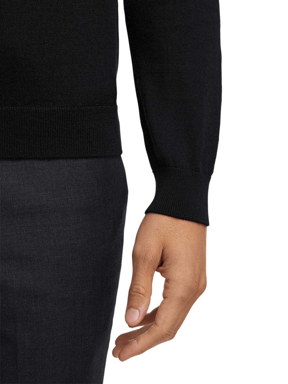 Alternate Image of Merino Wool V-neck Sweater-3