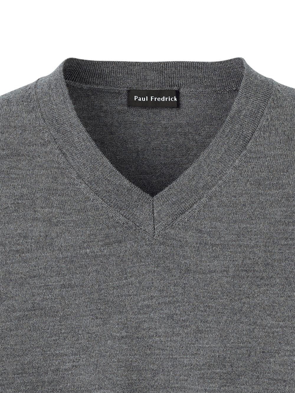 Alternate Image of Merino Wool V-neck Sweater-5