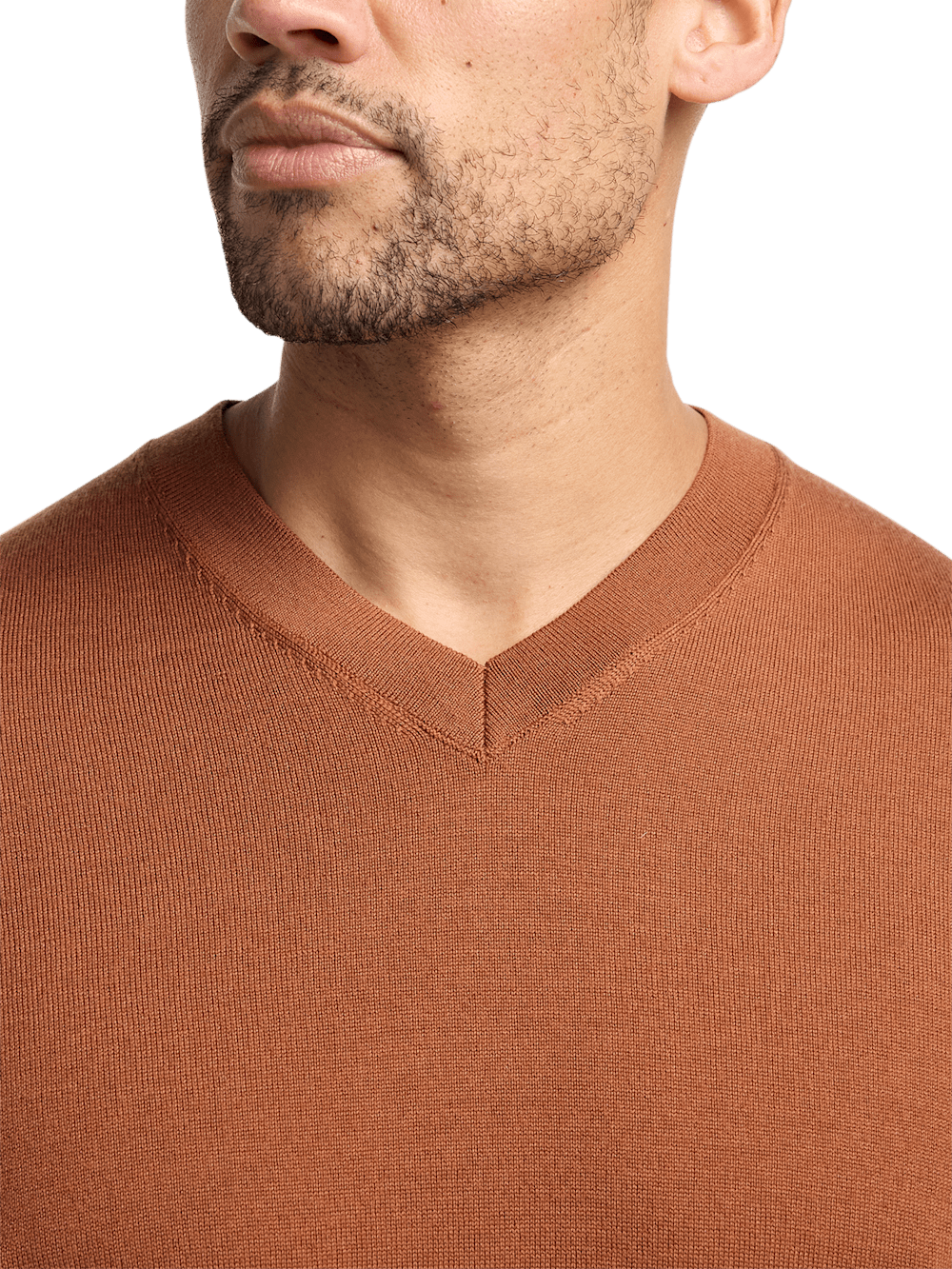 Alternate Image of Merino Wool V-neck Sweater-2