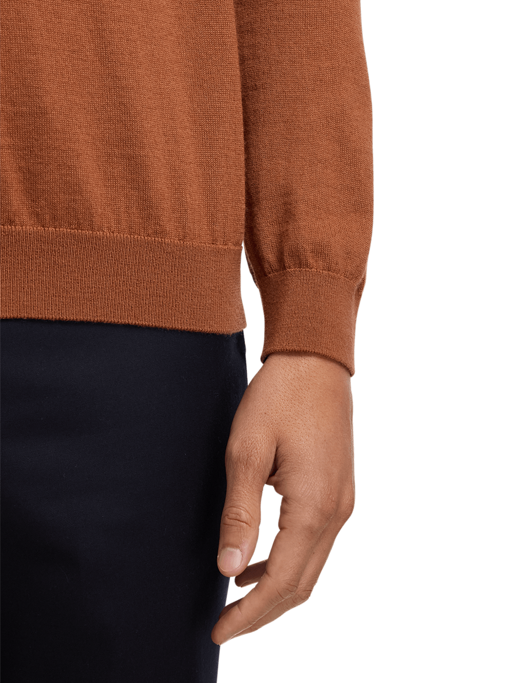 Alternate Image of Merino Wool V-neck Sweater-3