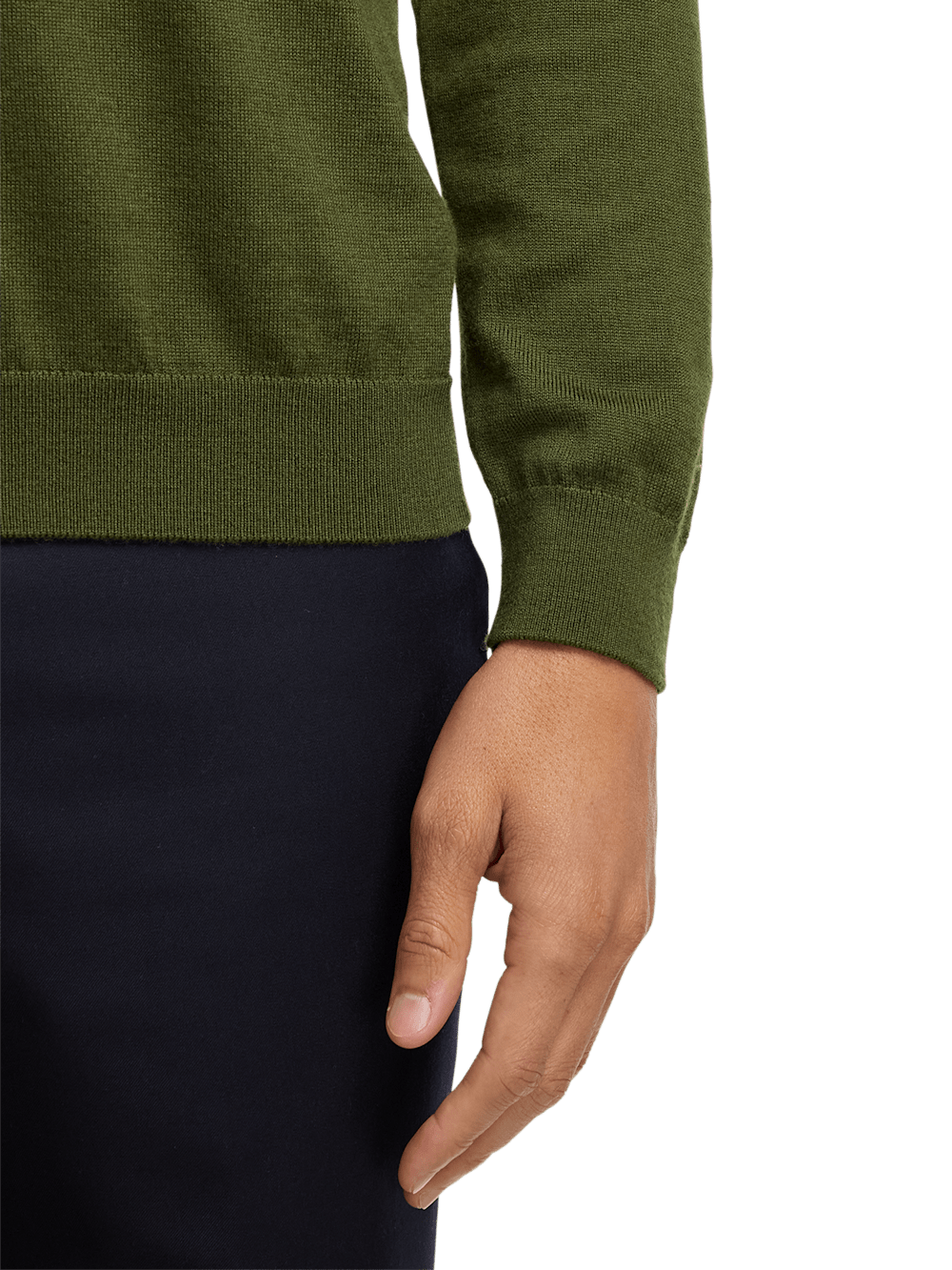 Alternate Image of Merino Wool V-neck Sweater-3