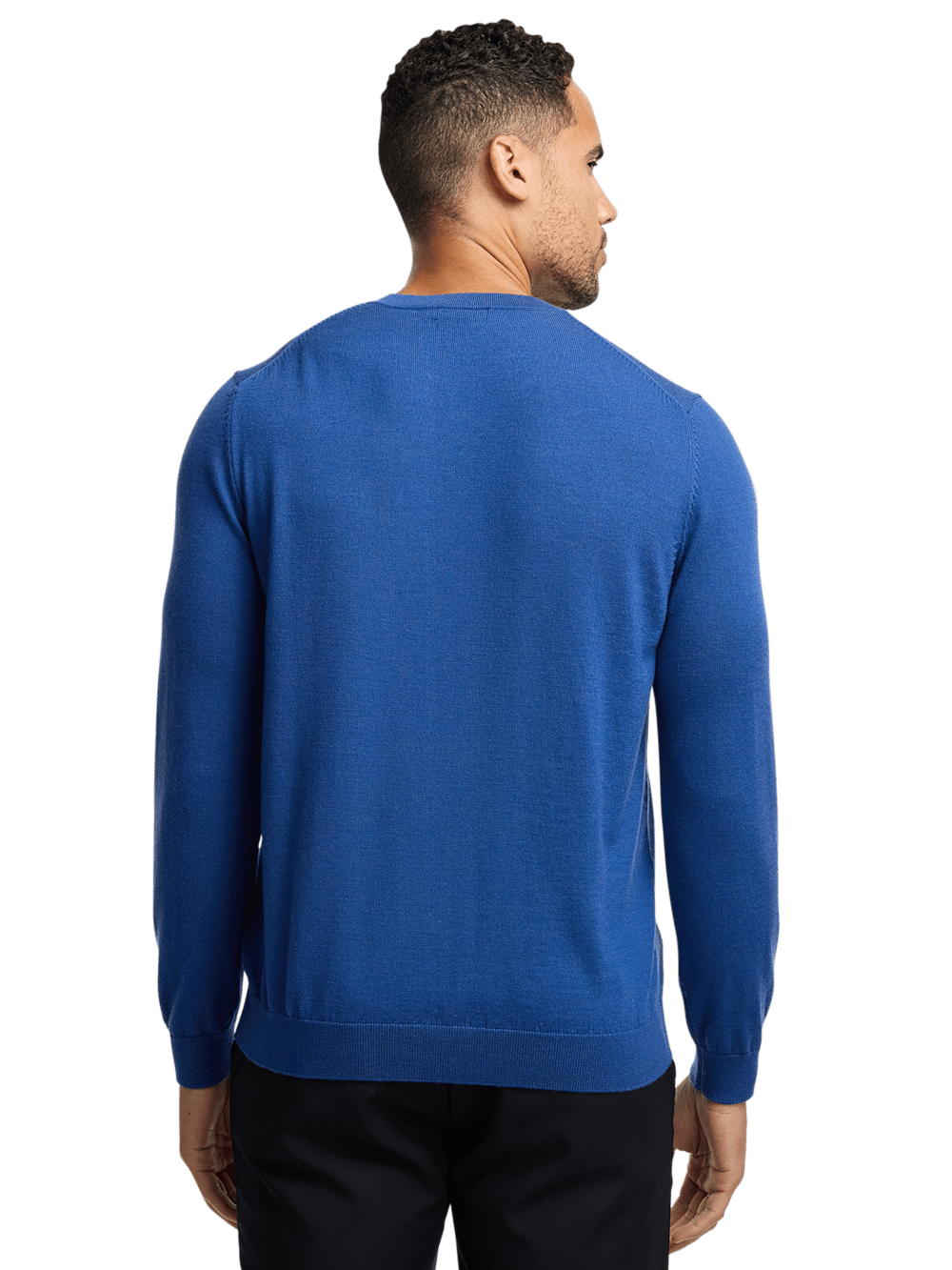 Alternate Image of Merino Wool V-neck Sweater-4