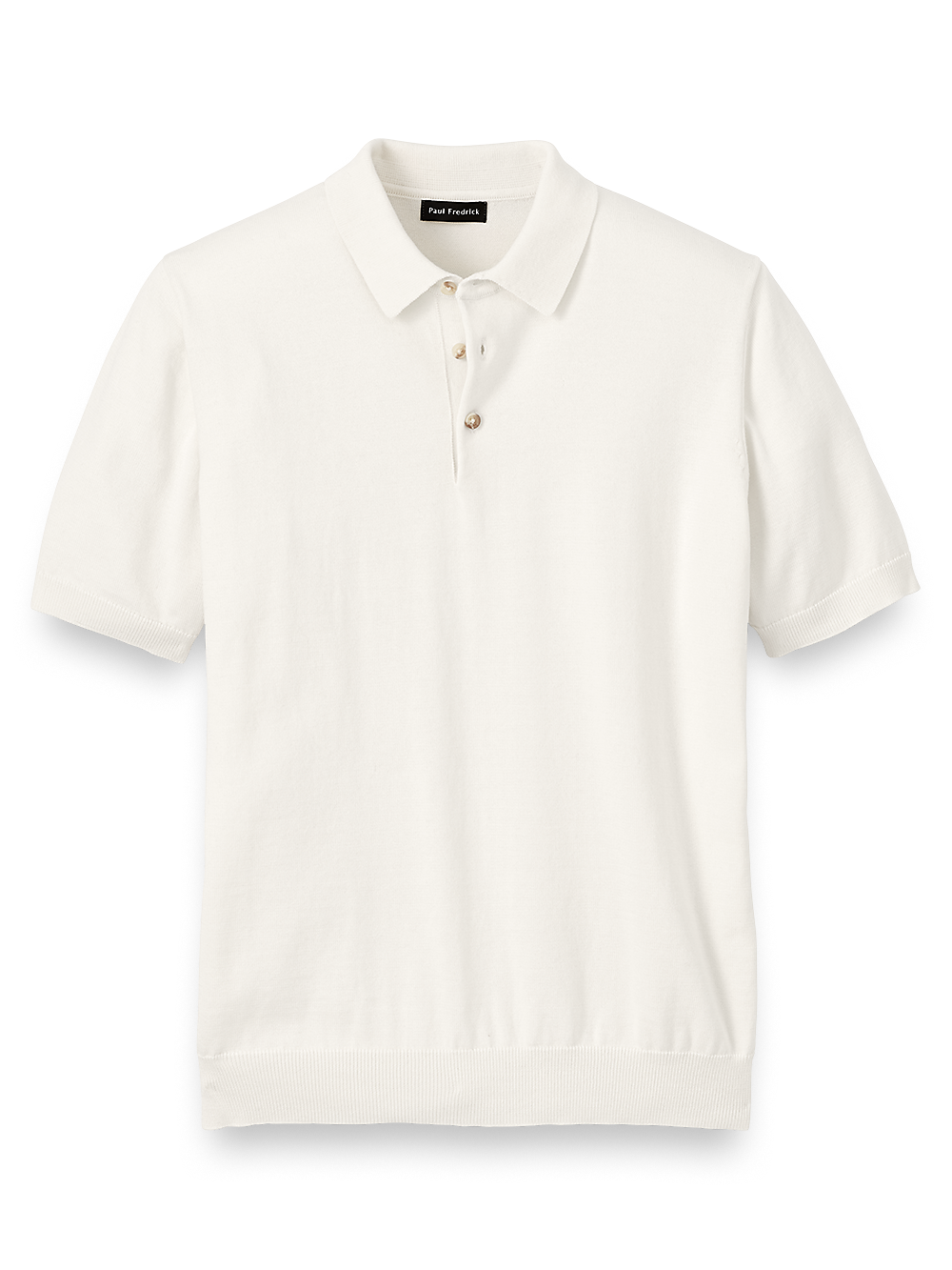 Product Image of Supima Cotton Three Button Polo-1