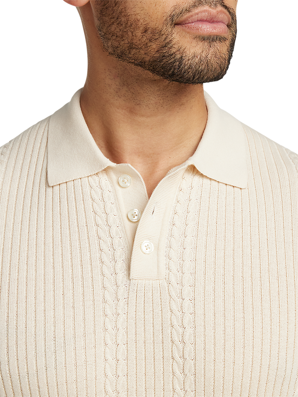 Alternate Image of Cotton Three Button Polo-2