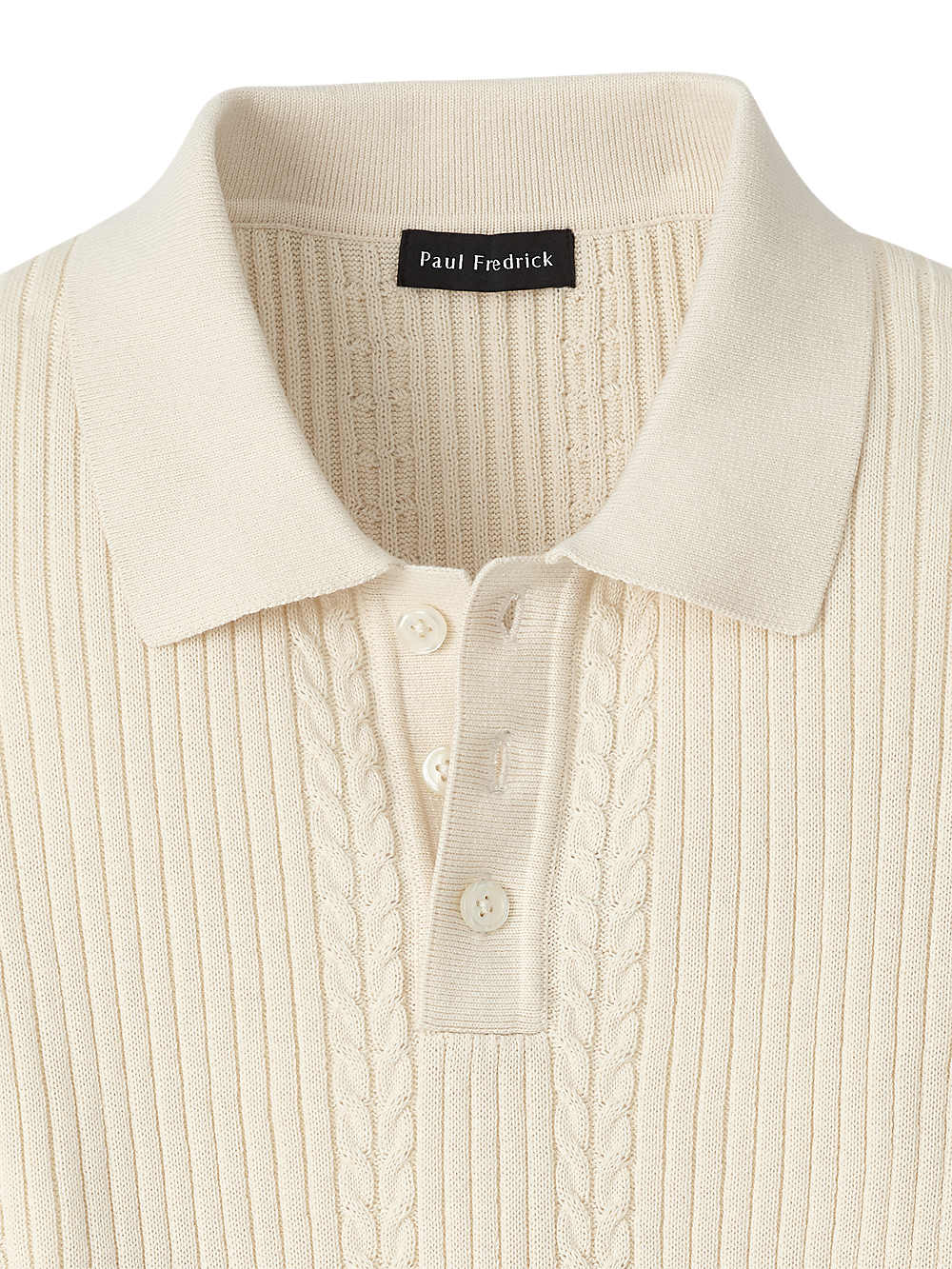 Alternate Image of Cotton Three Button Polo-5