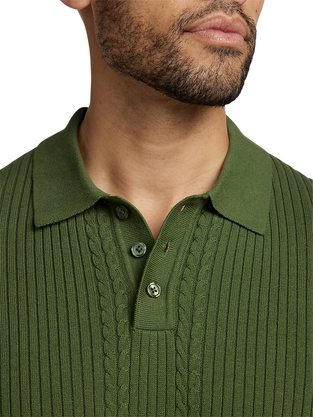 Alternate Image of Cotton Three Button Polo-2