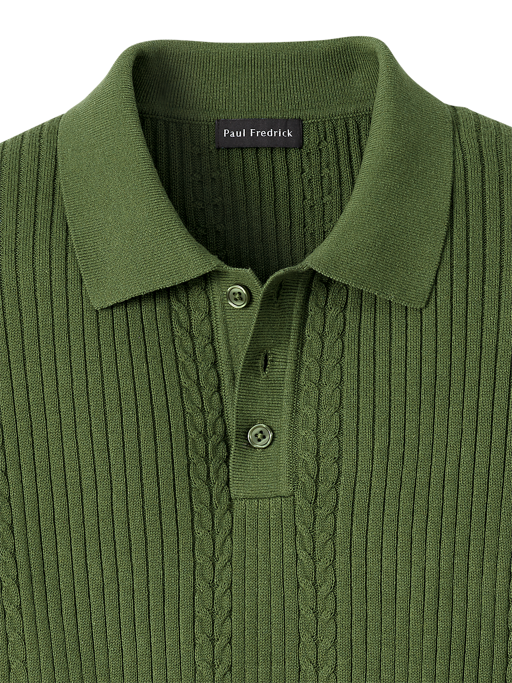 Alternate Image of Cotton Three Button Polo-5