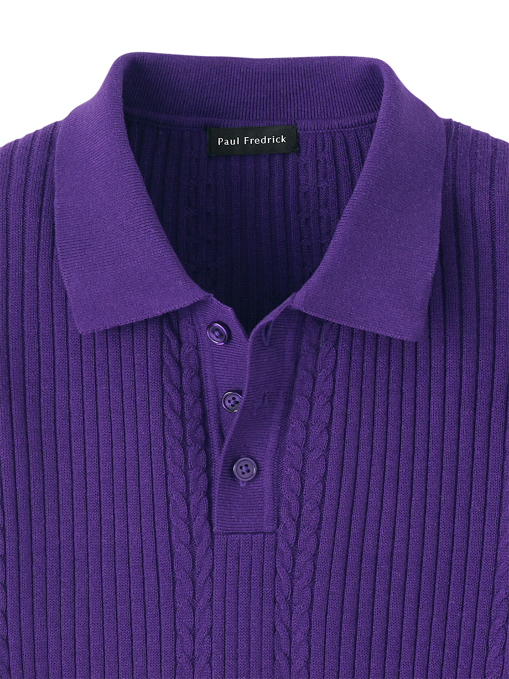 Alternate Image of Cotton Three Button Polo-5