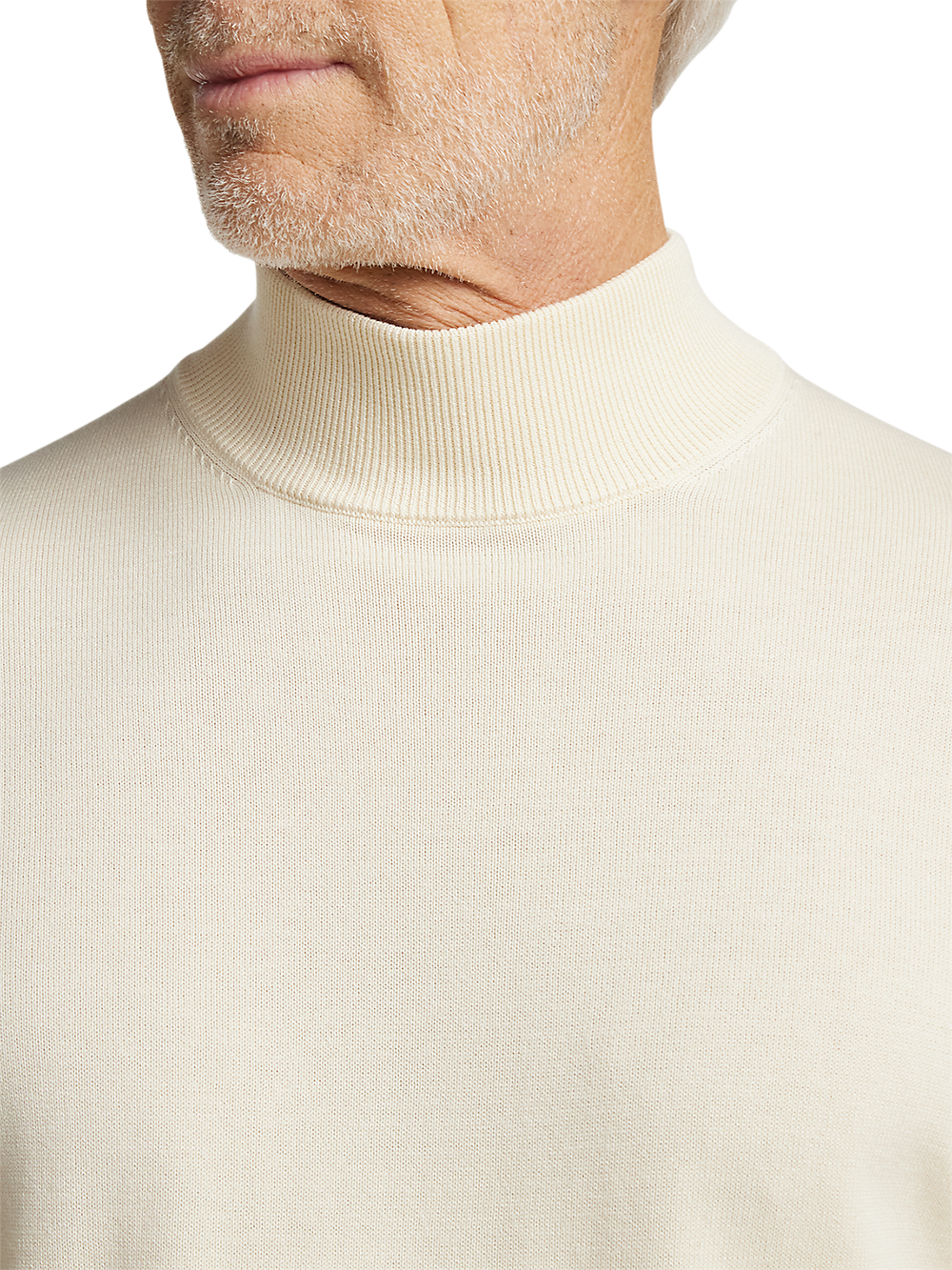 Alternate Image of Supima Cotton Mock Neck Sweater-2