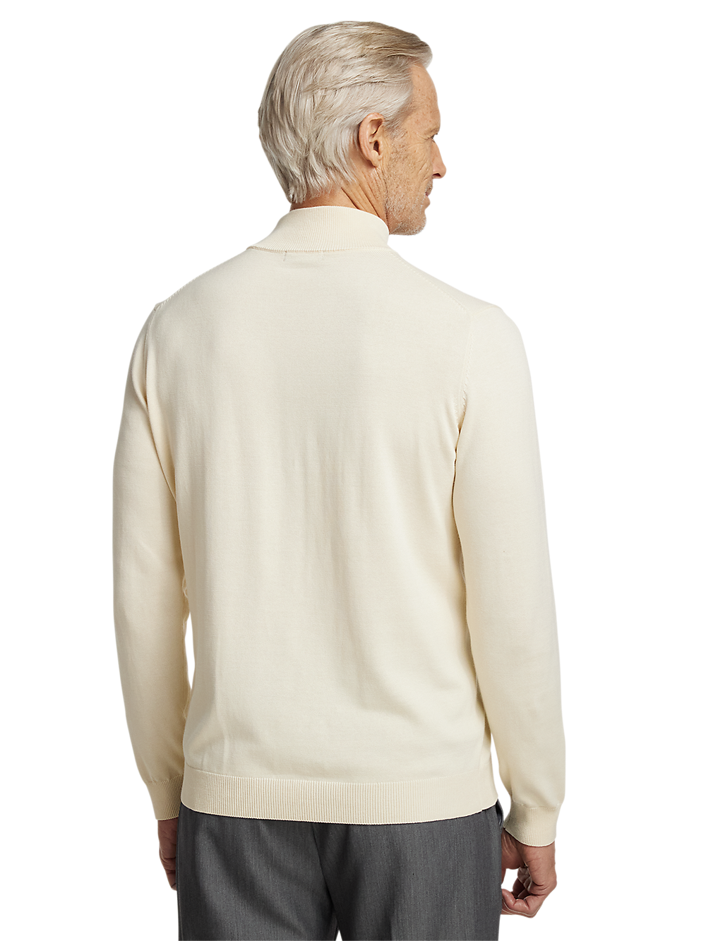 Alternate Image of Supima Cotton Mock Neck Sweater-4