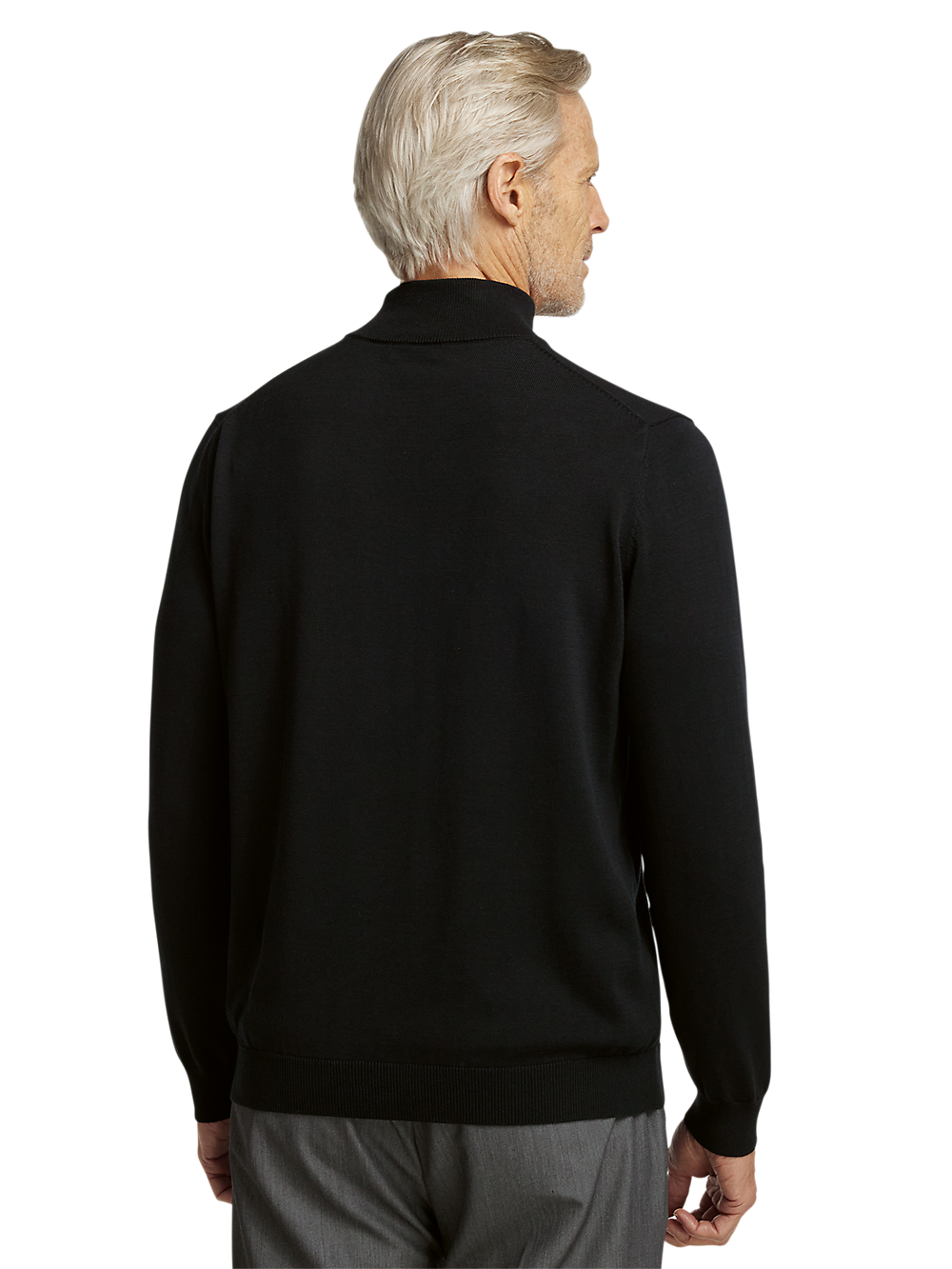 Alternate Image of Supima Cotton Mock Neck Sweater-4