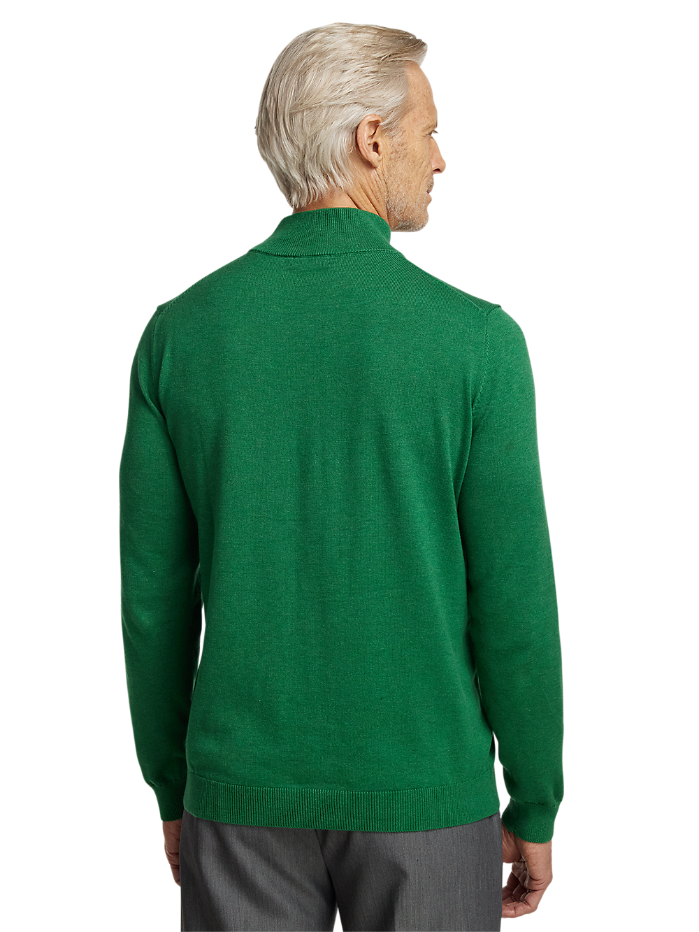 Alternate Image of Supima Cotton Mock Neck Sweater-4