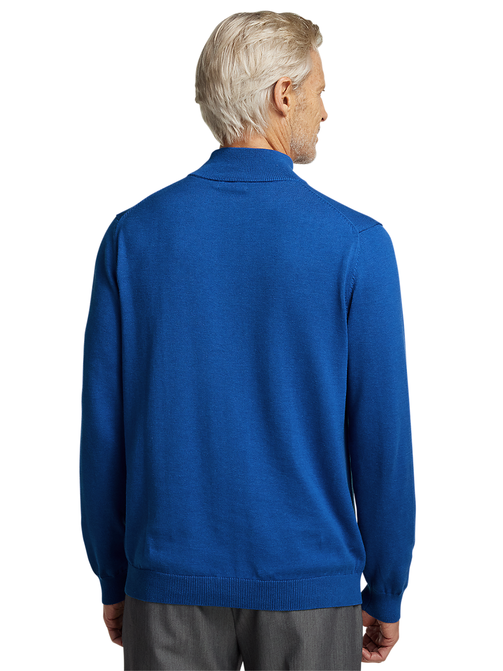 Alternate Image of Supima Cotton Mock Neck Sweater-4