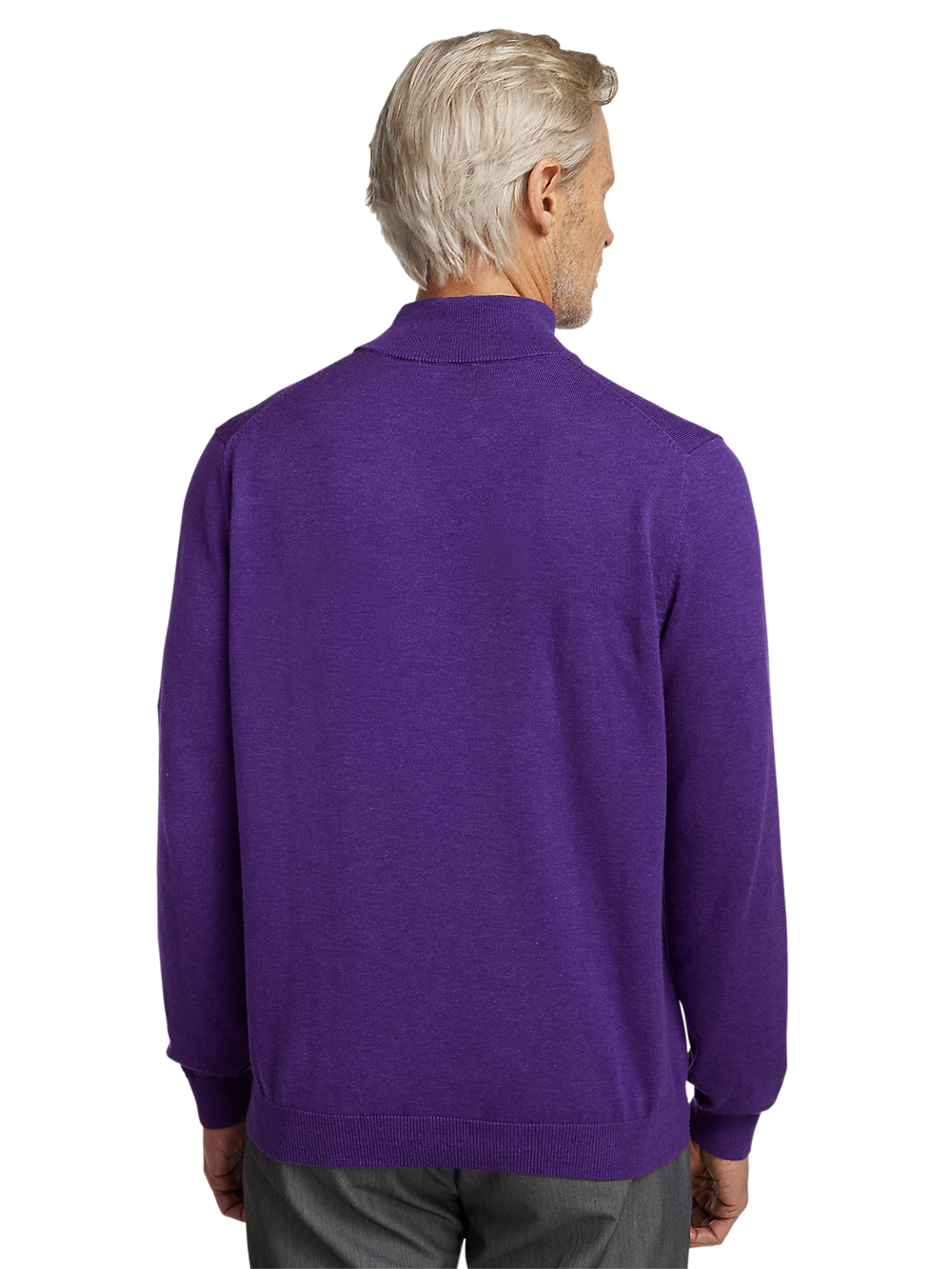 Alternate Image of Supima Cotton Mock Neck Sweater-4