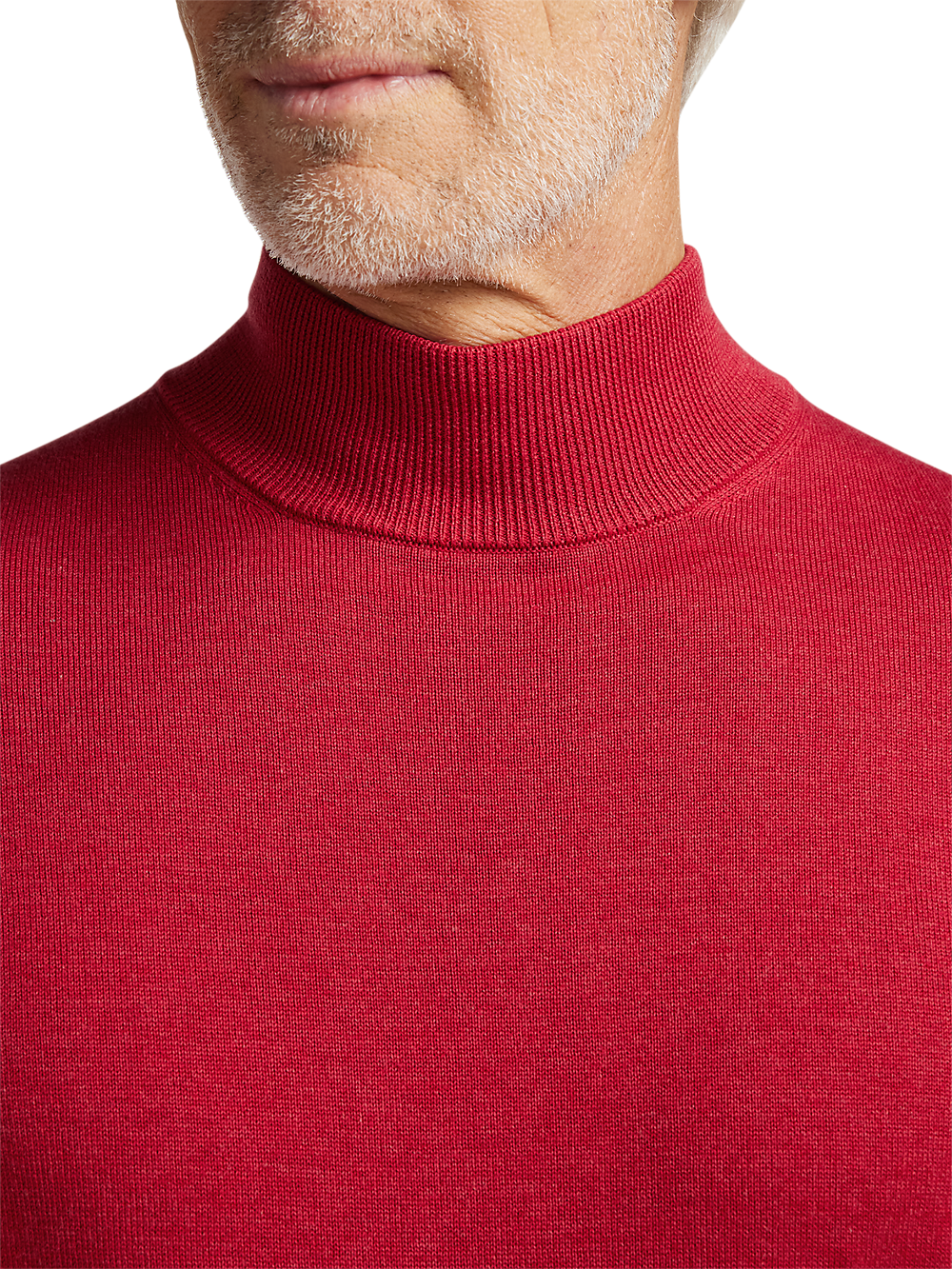 Alternate Image of Supima Cotton Mock Neck Sweater-2