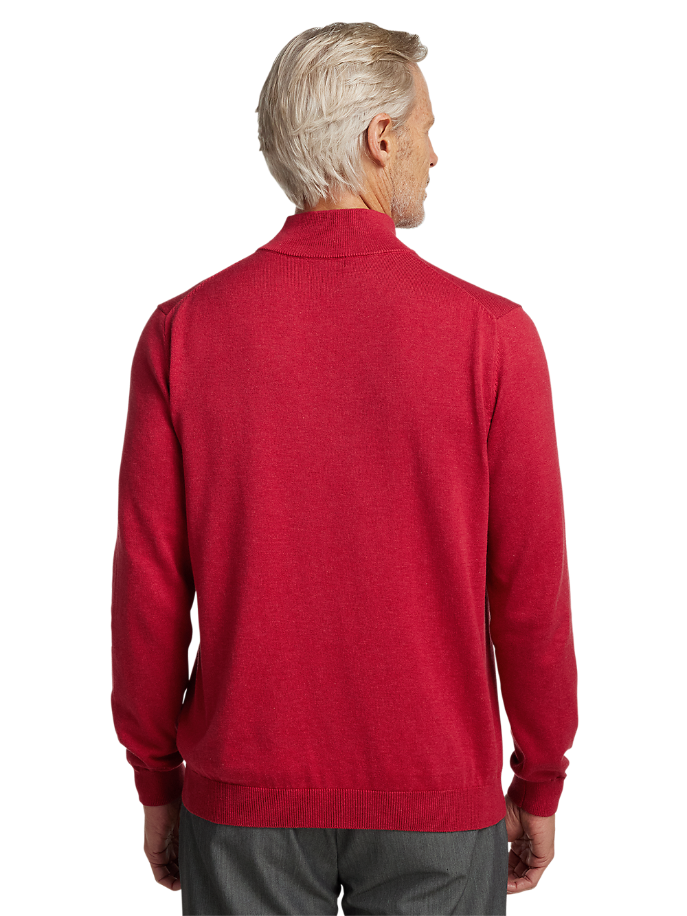 Alternate Image of Supima Cotton Mock Neck Sweater-4