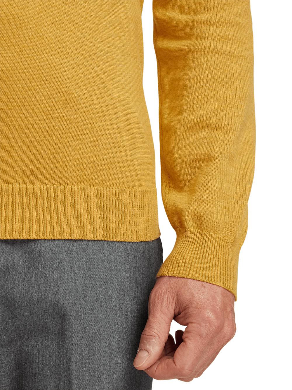 Alternate Image of Supima Cotton Mock Neck Sweater-3