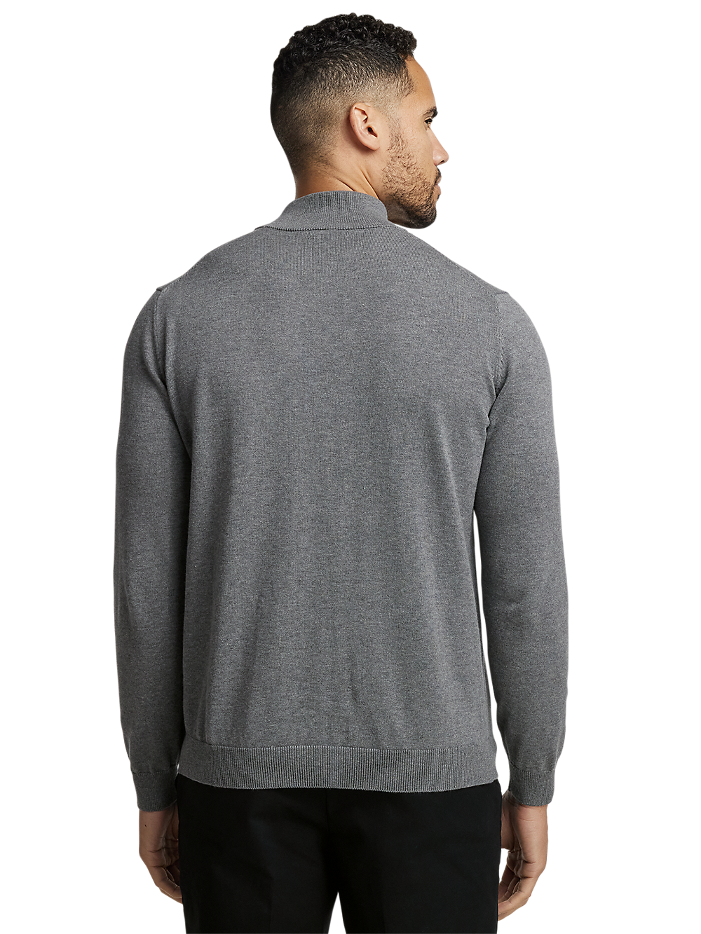 Alternate Image of Supima Cotton Mock Neck Sweater-4