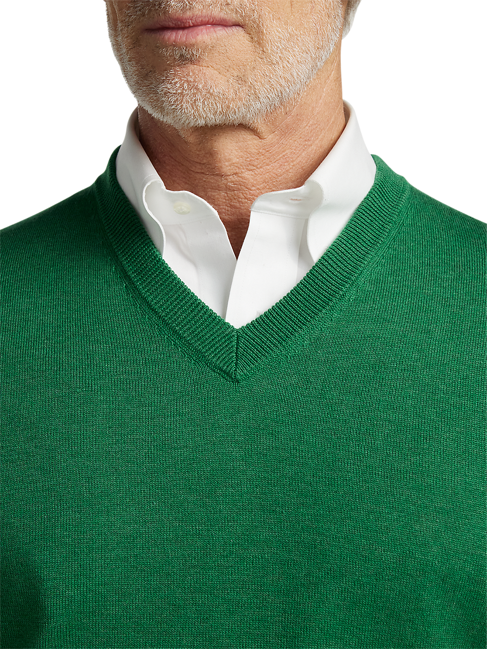 Alternate Image of Supima Cotton V-neck Sweater-2