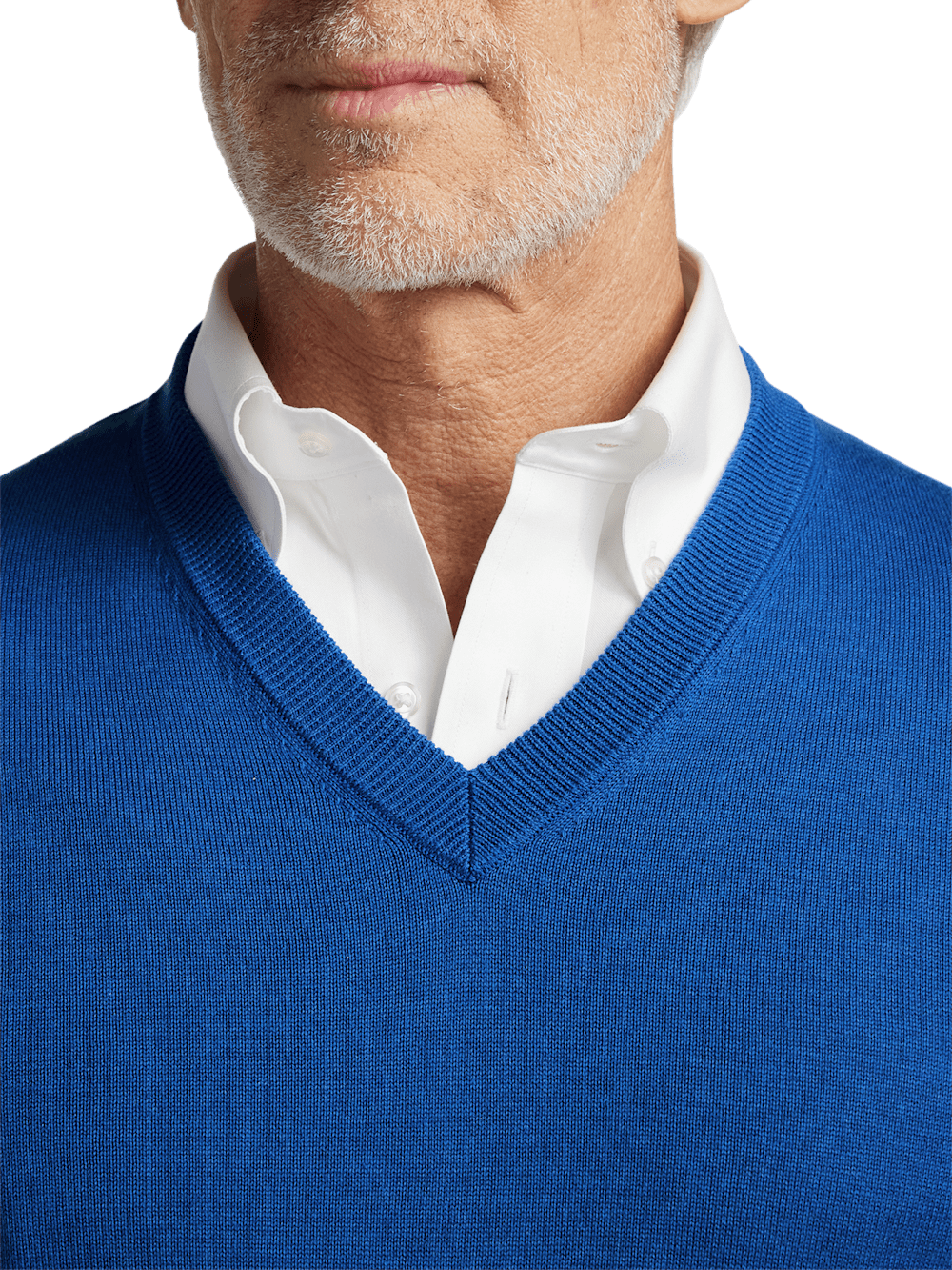 Alternate Image of Supima Cotton V-neck Sweater-2