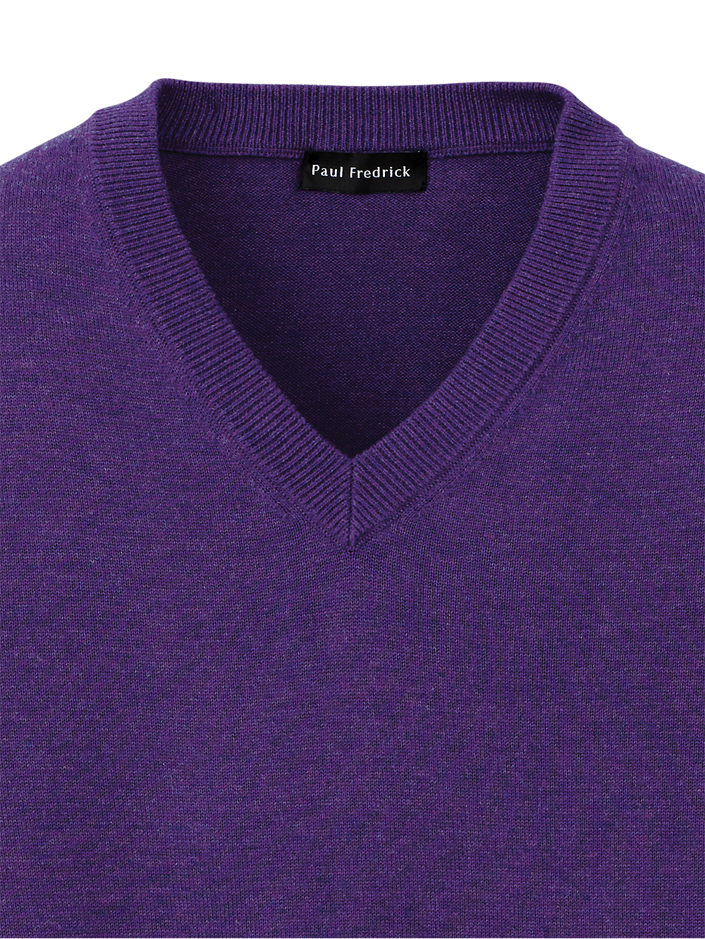 Alternate Image of Supima Cotton V-neck Sweater-5