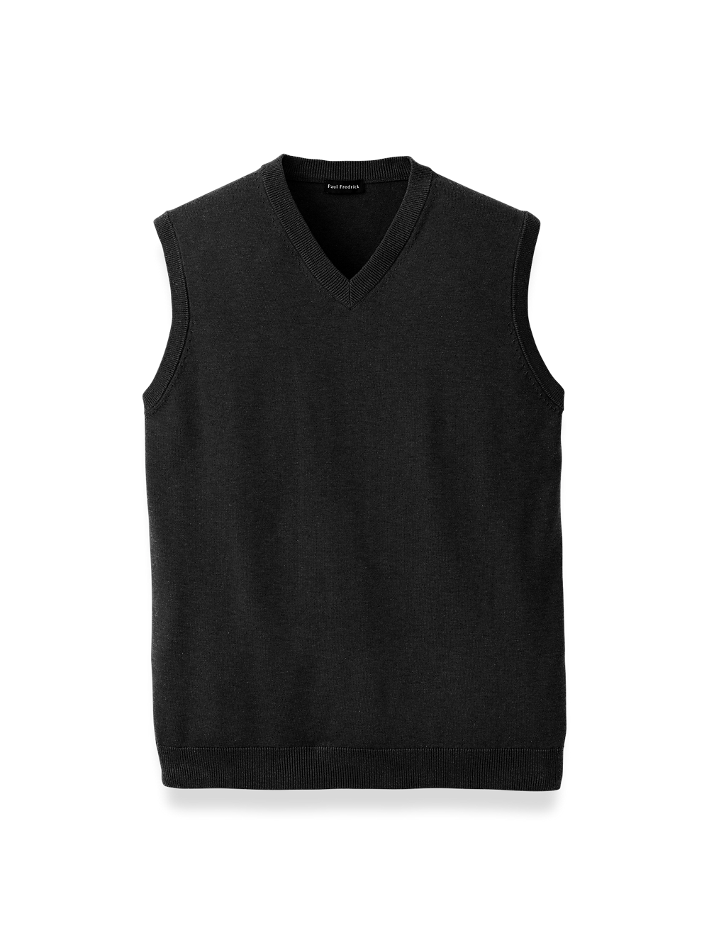 Product Image of Supima Cotton Vest-Black