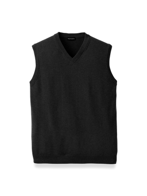 Supima Cotton Vest - Black