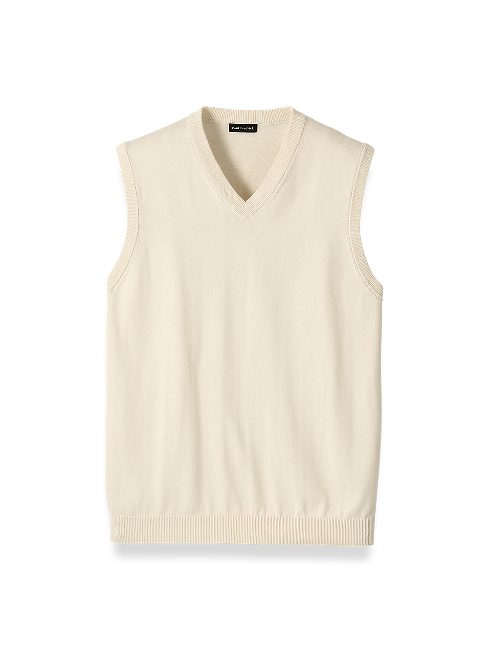 Product Image of Supima Cotton Vest-Ivory