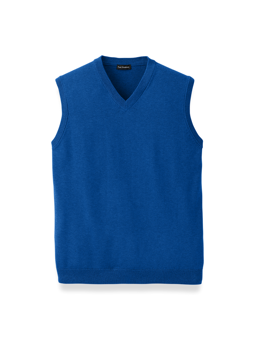 Product Image of Supima Cotton Vest-Blue