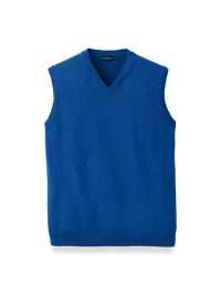 Supima Cotton Vest - Blue