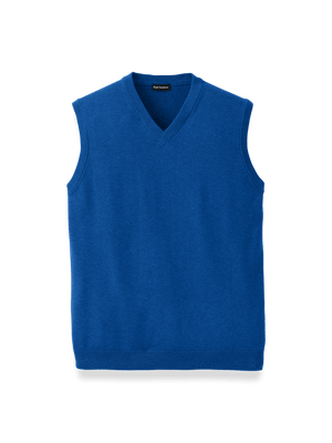 Supima Cotton Vest - Blue