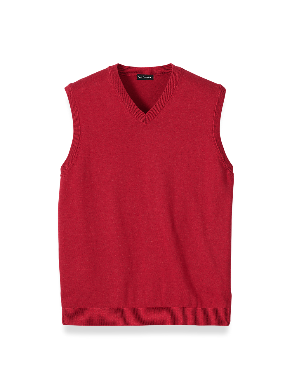 Product Image of Supima Cotton Vest-Red