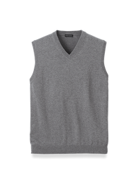 Supima Cotton Vest - Medium Grey