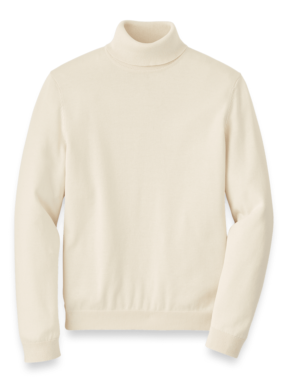 Product Image of Supima Cotton Turtleneck-Ivory