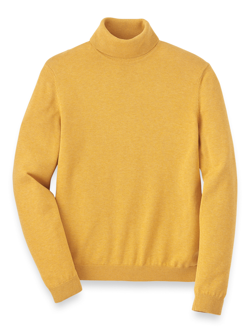 Product Image of Supima Cotton Turtleneck-Mustard